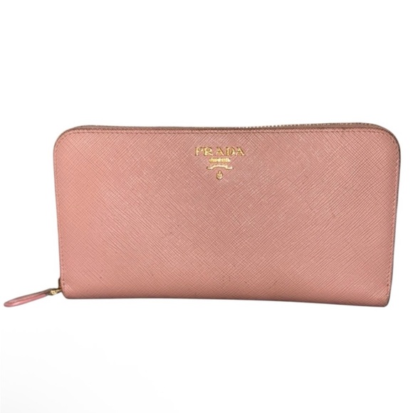 Prada continental wallet in saffiano leather - Picture 1 of 11